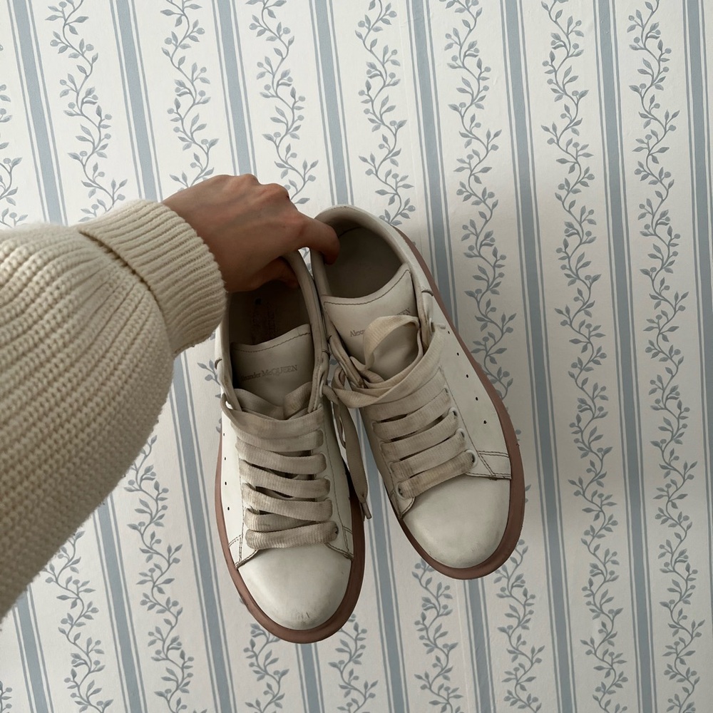 Alexander McQueen Oversized Lace Up Sneakers